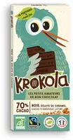 Krokola noir 70% éclats de caramel