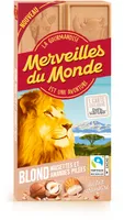 Tablette Blond noisettes et amandes pilées