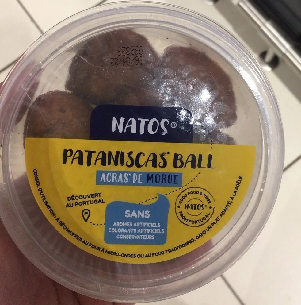 Pataniscas ball acras de morue