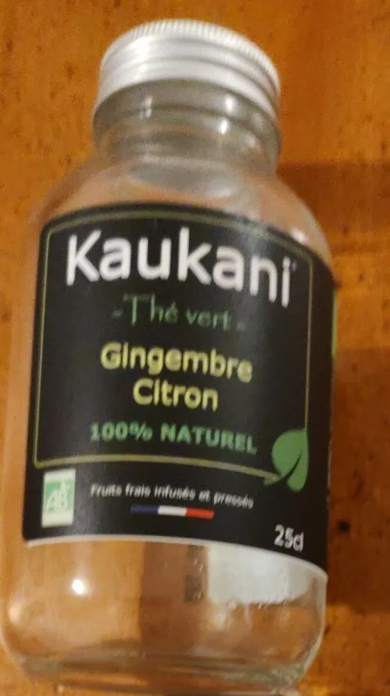 Kaukani thé vert gingembre citron