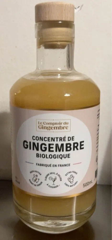 Concentré de Gingembre Biologique