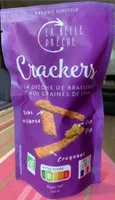 Crackers salés à la drêche de brasserie et aux graines de chia