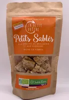 Petits sablés à la drêche de brasserie et aux oignons