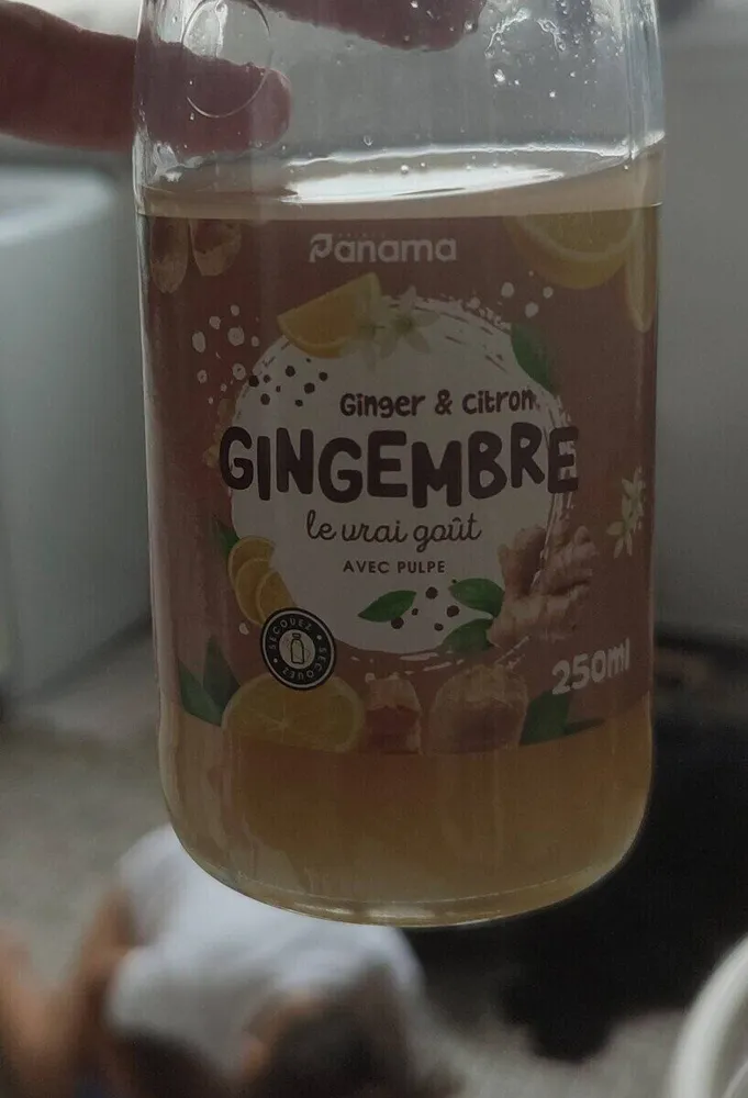 Boisson rafraîchissante au citron et au gingembre