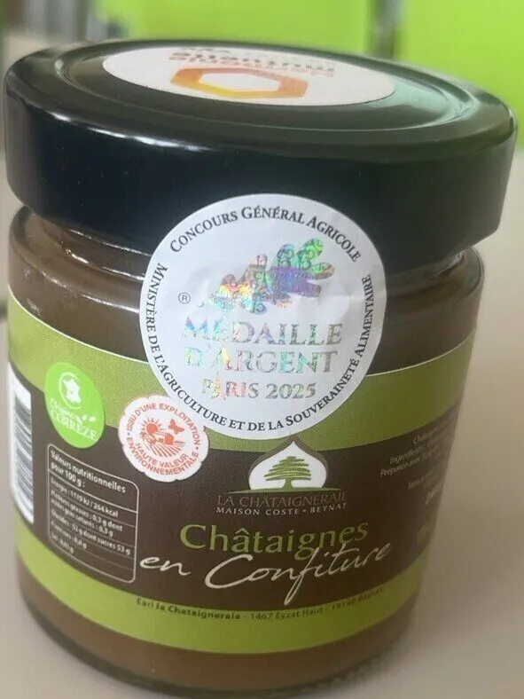 Châtaignes en confiture