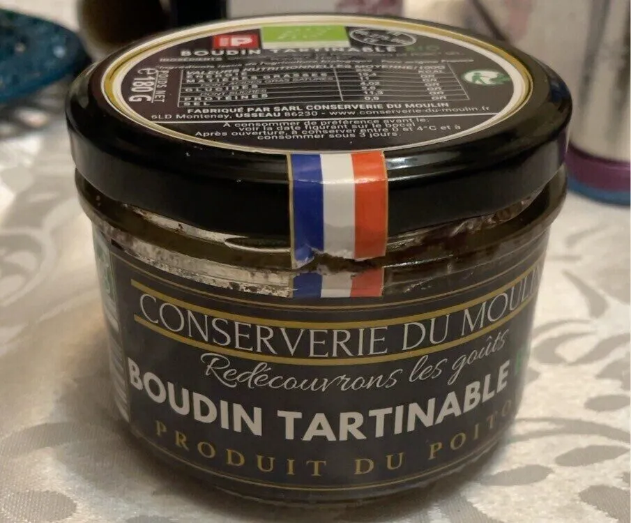 Boudin tartinable Bio