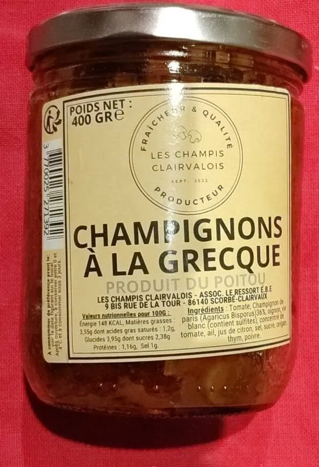 Champignons à la grecque