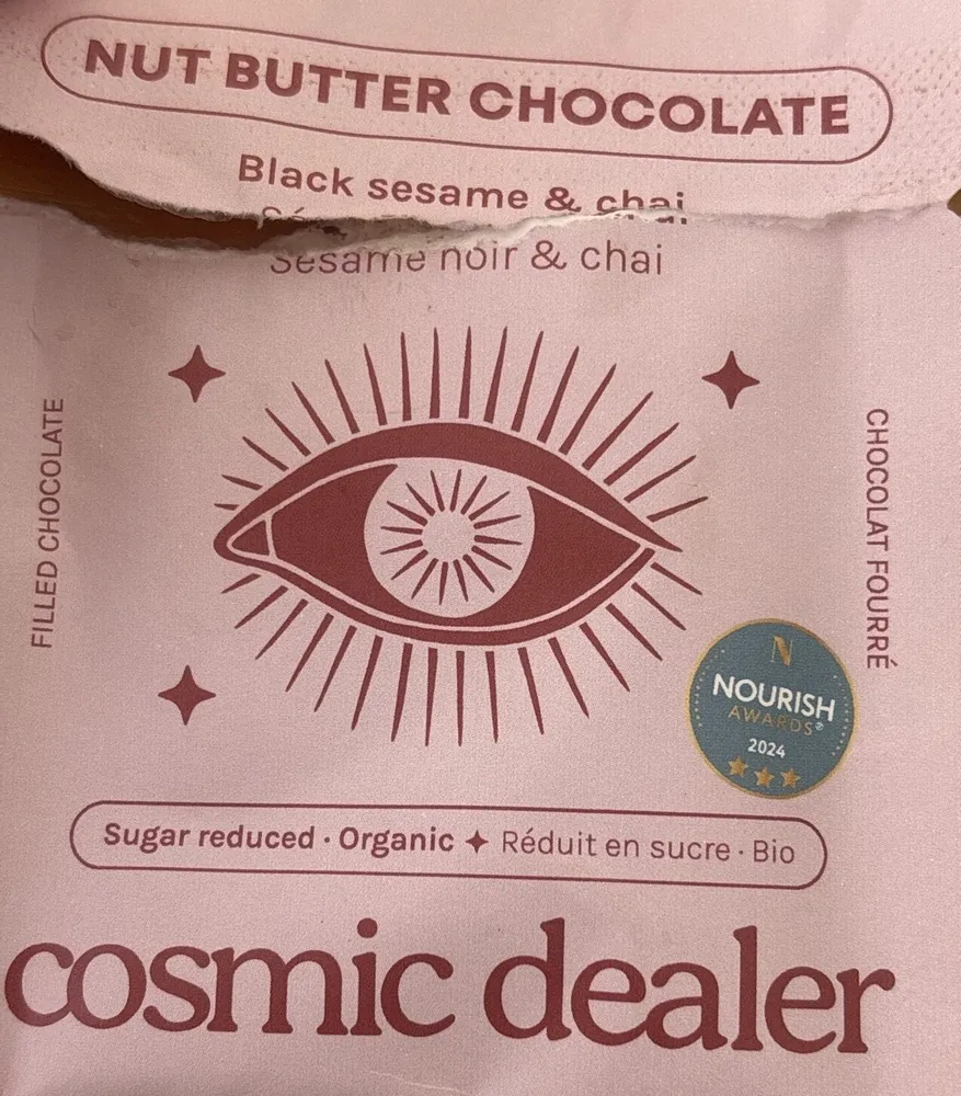 Chocolat noir Black Tahini with Chai