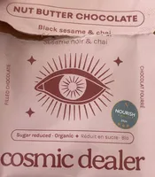 Chocolat noir Black Tahini with Chai