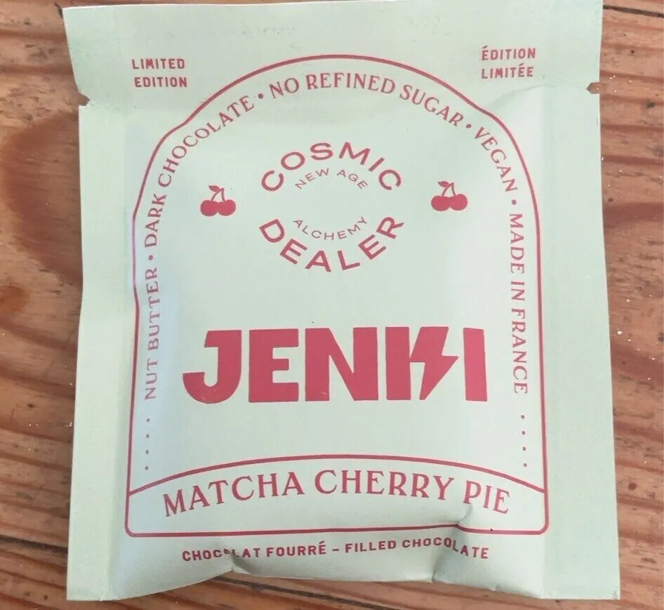 Matcha cherry pie raw choco