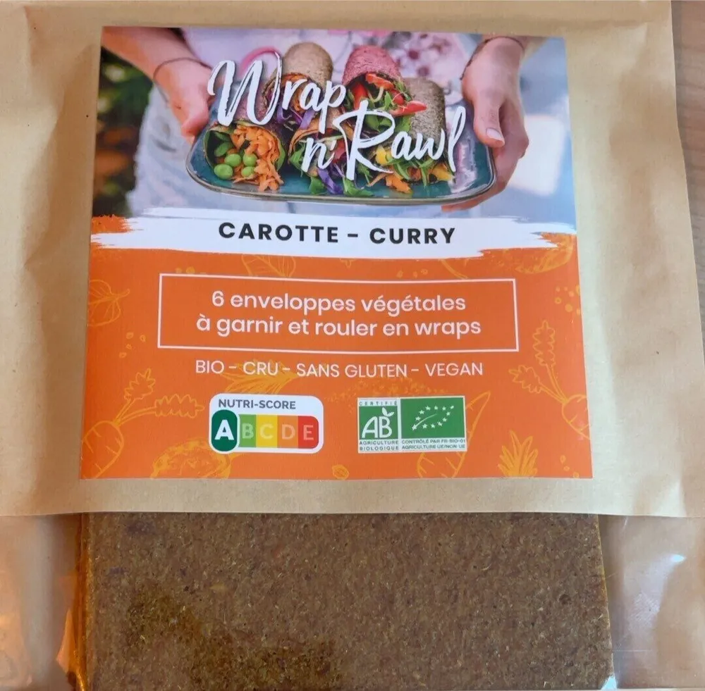 Wrap Carotte curry