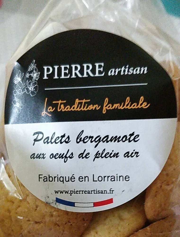 Palets bergamote aux oeufs de plein air