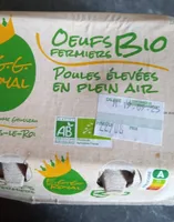 OEUFS FERMIERS BIO Poules élevées EN PLEIN AIR