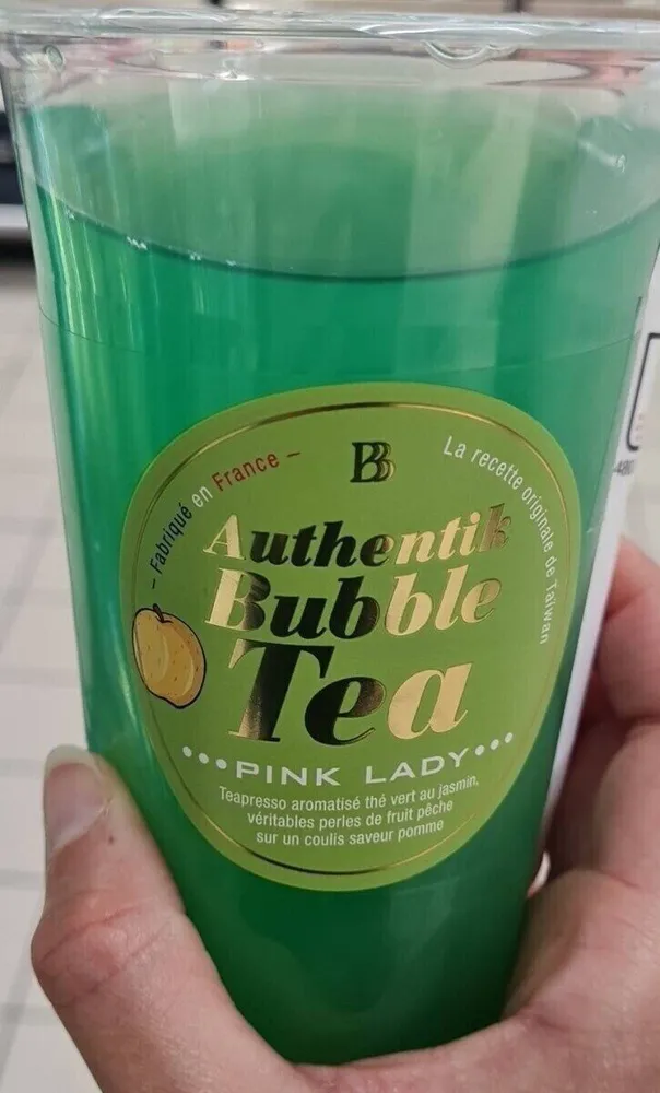 Bubble tea pomme