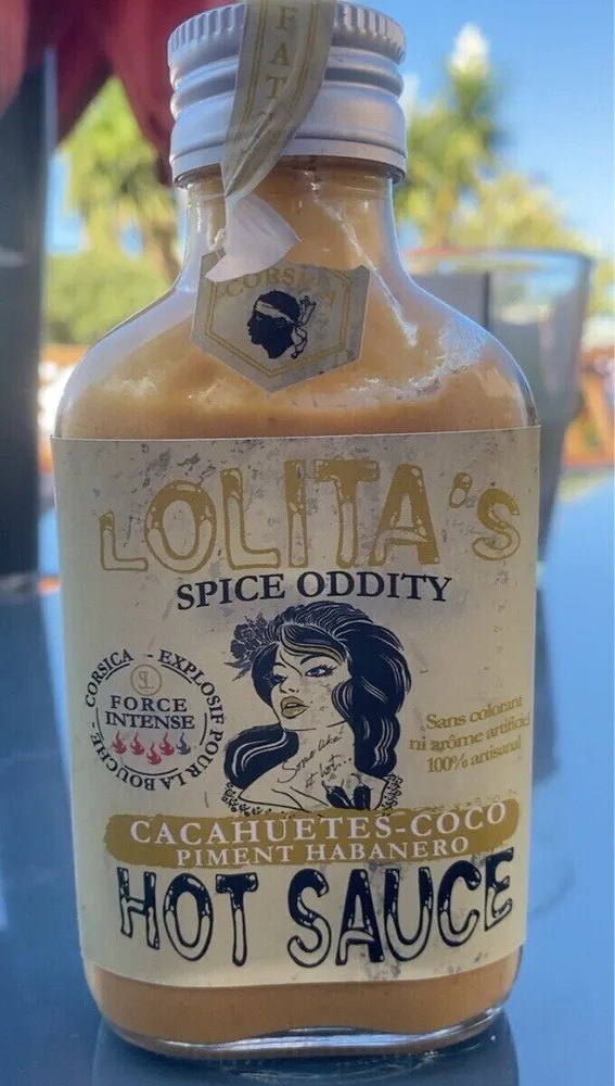 Cacahuètes-coco piment habanero Hot sauce