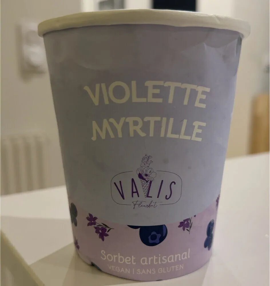 Sorbet Artisanal Violette Myrtille