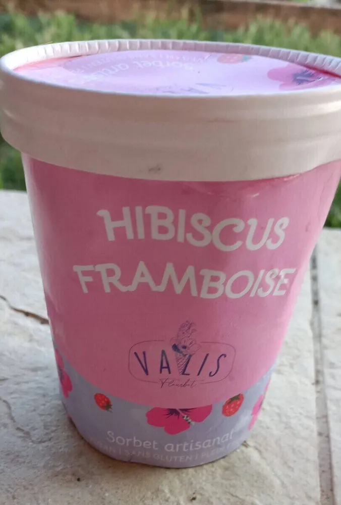 Glace hibiscus framboise