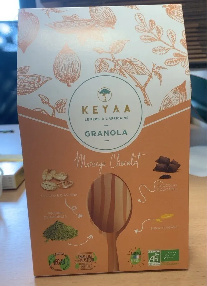 Granola moringa chocolat