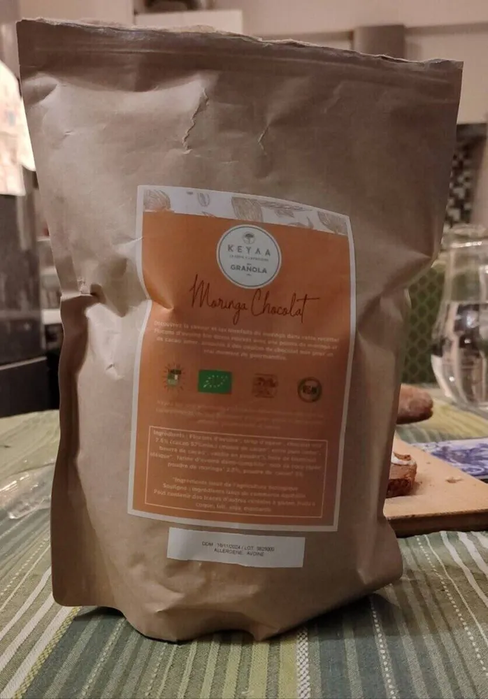 Granola Moringa Chocolat Bio