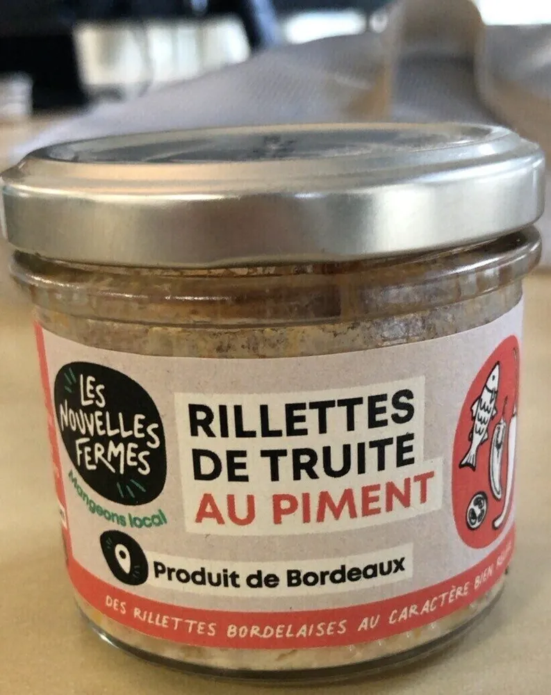 Rillettes de truite au piment