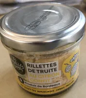 Rillettes de truite au citron confit