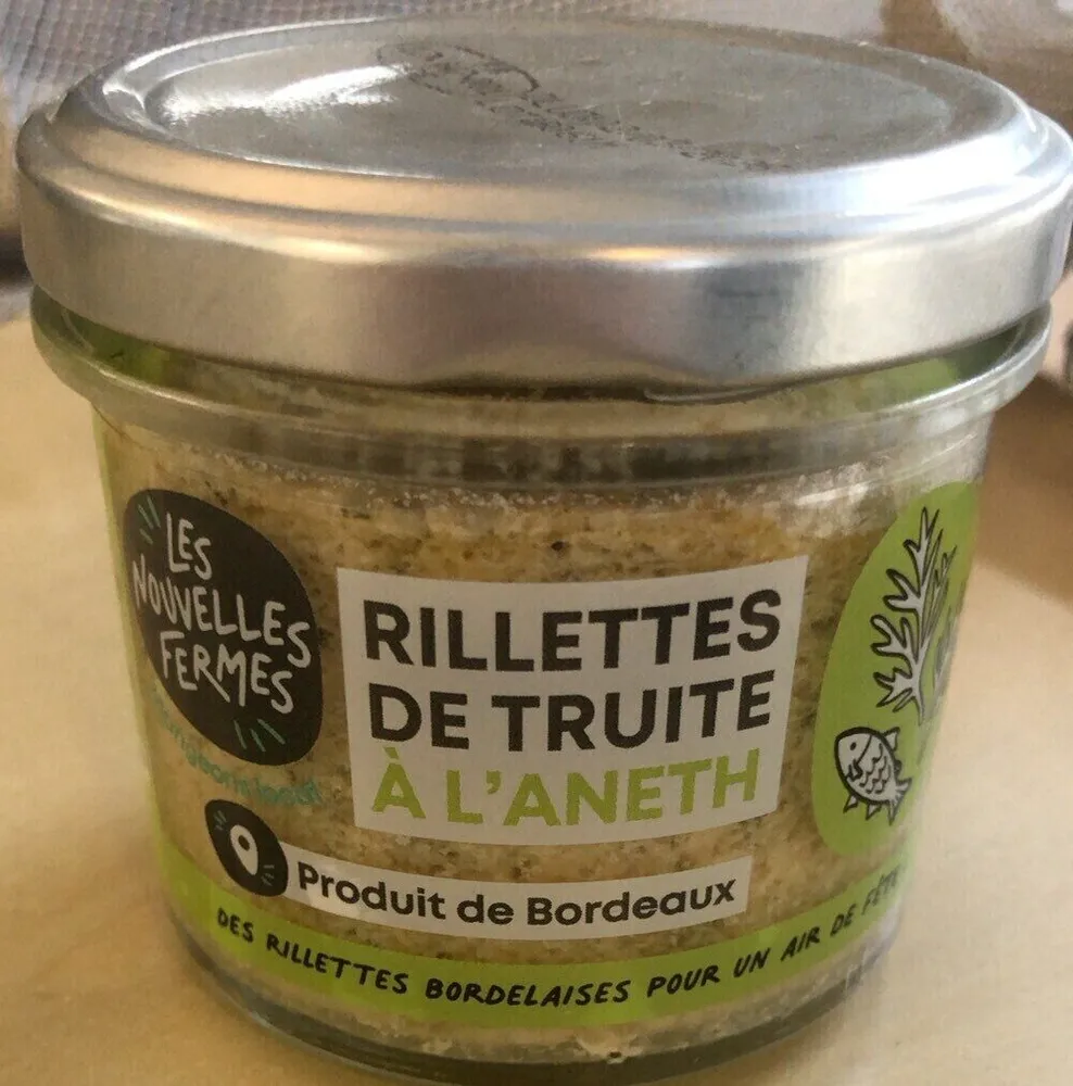 Rillettes de truite à l’aneth