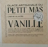 Crème glacée vanille 750ml