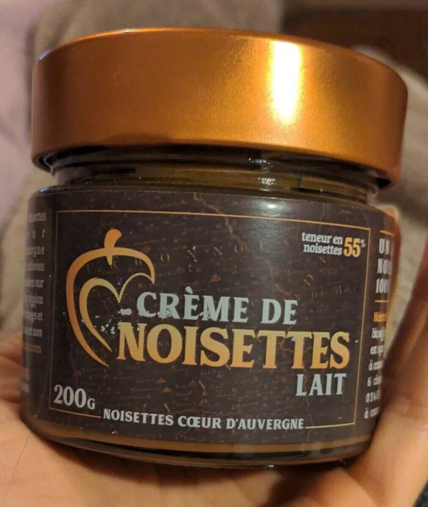 Crème de noisettes lait
