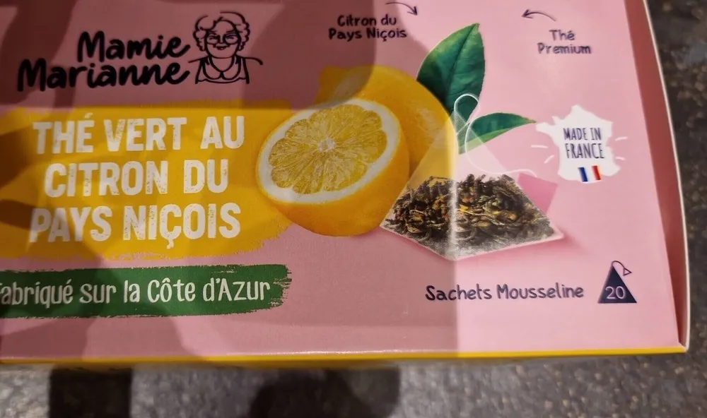 Thé vert au citron du pays nicois