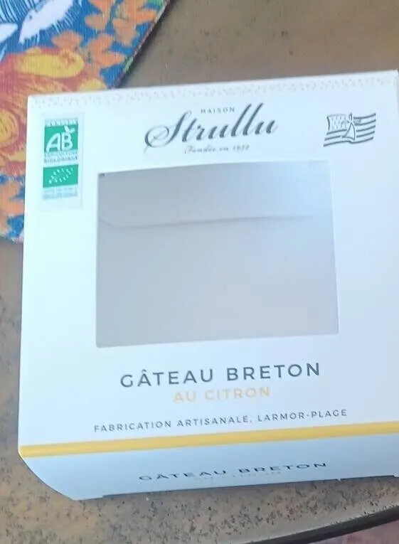 Gateau breton citron