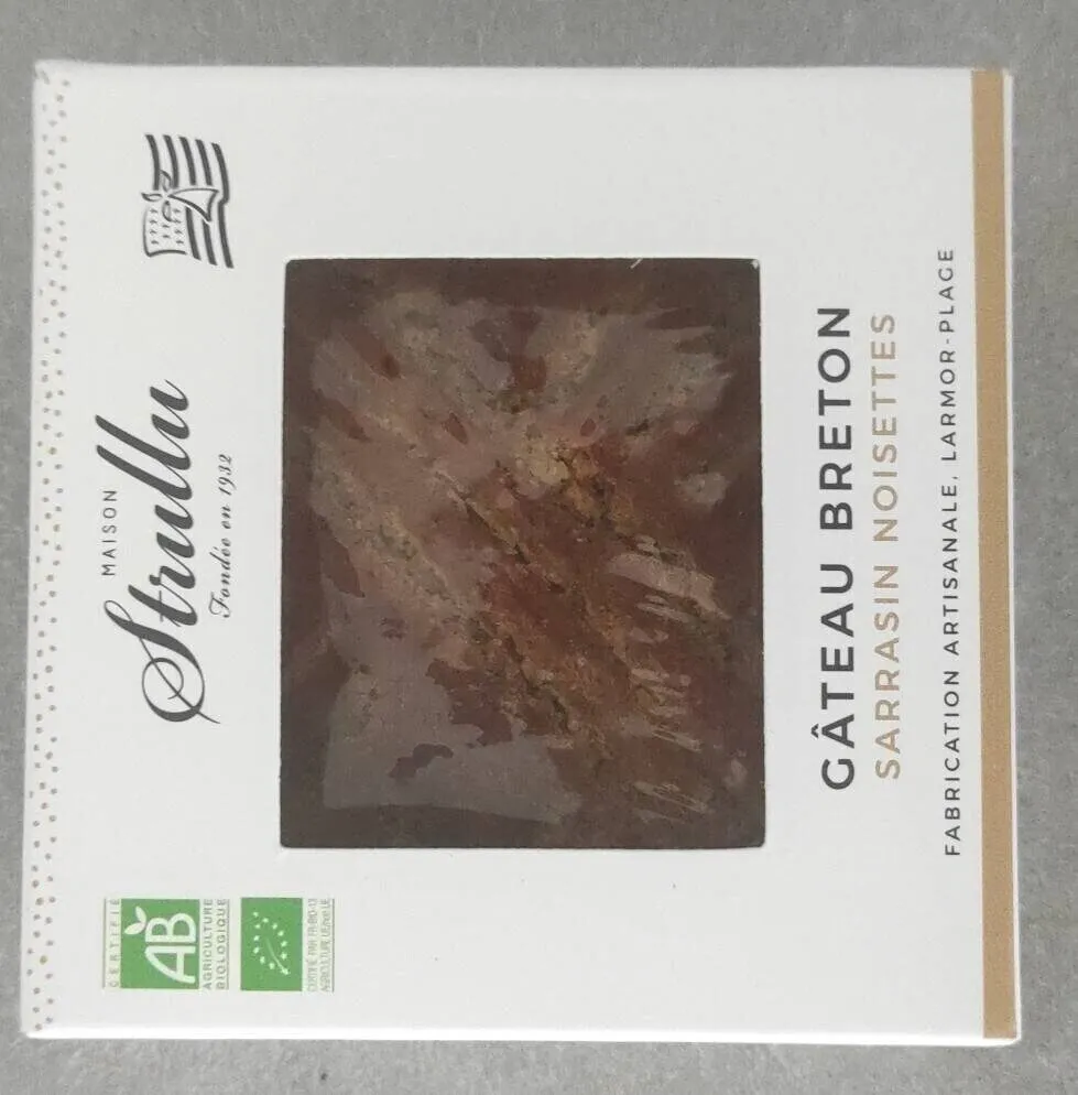 Gâteau breton sarrasin aux noisettes