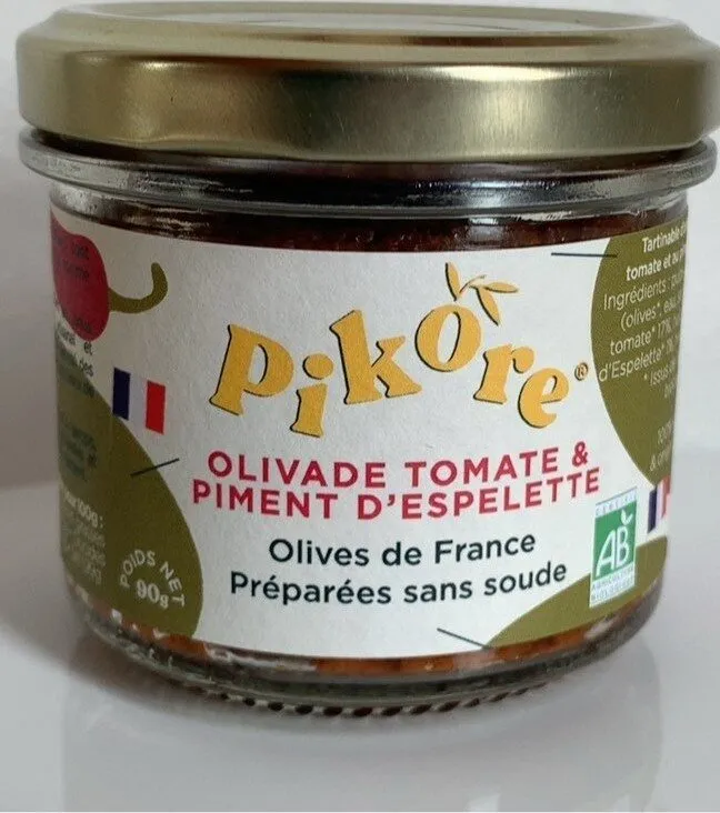 Olivade à la tomate et au piment d’Espelette