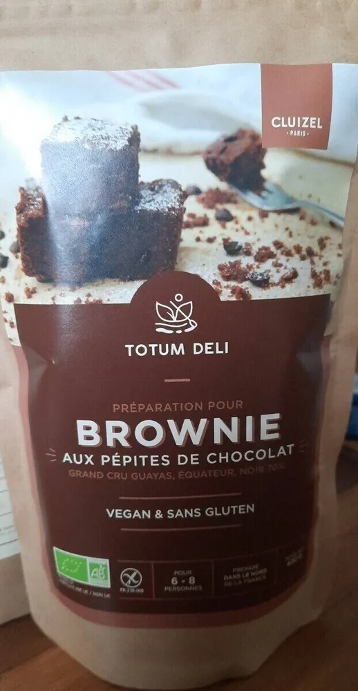 Brownie aux pépites de chocolat