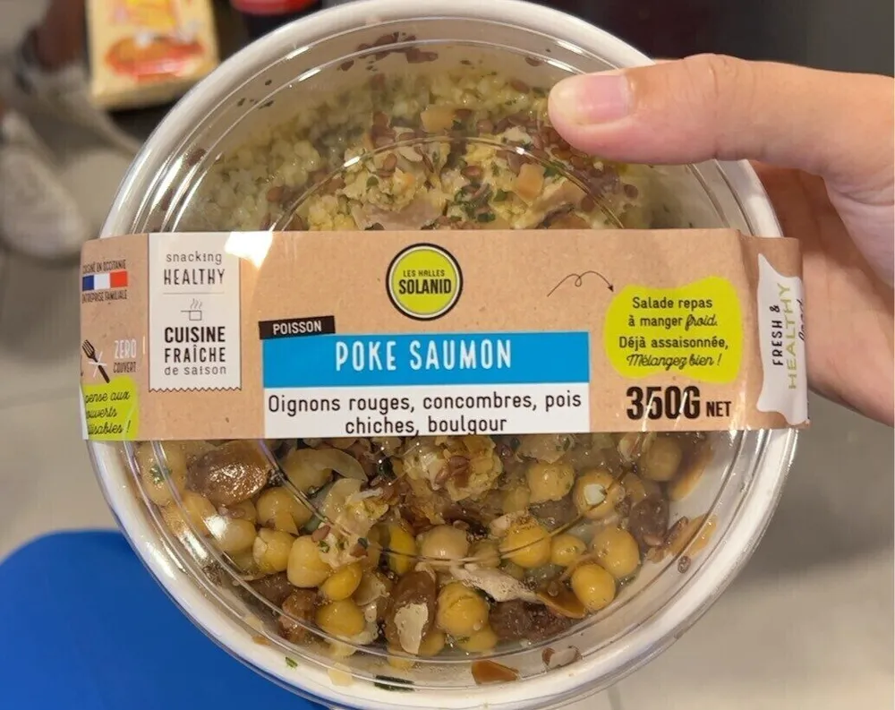Poke saumon
