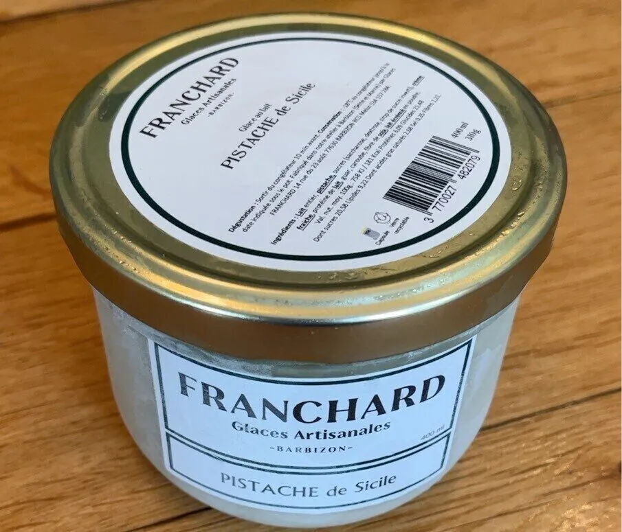 Glace pistache de sicile