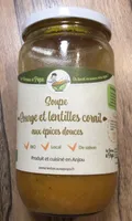 Soupe de courge et lentilles corail aux épices douces