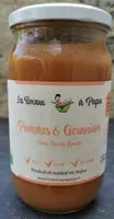 Purée de fruits pommes Géranium