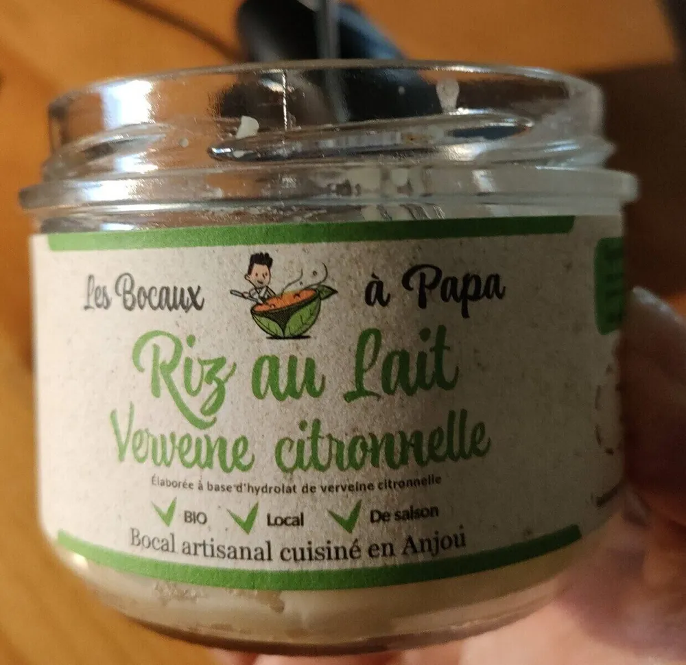 Riz au lait verveine citronnelle