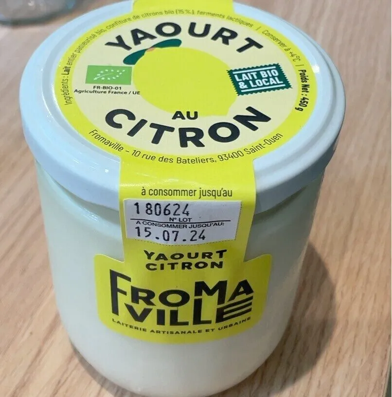 Yaourt Au Citron