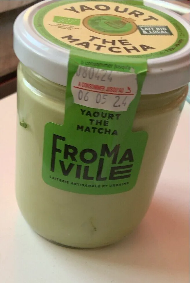 Yaourt thé matcha