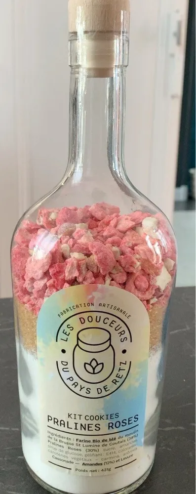 Kit cookies pralines roses