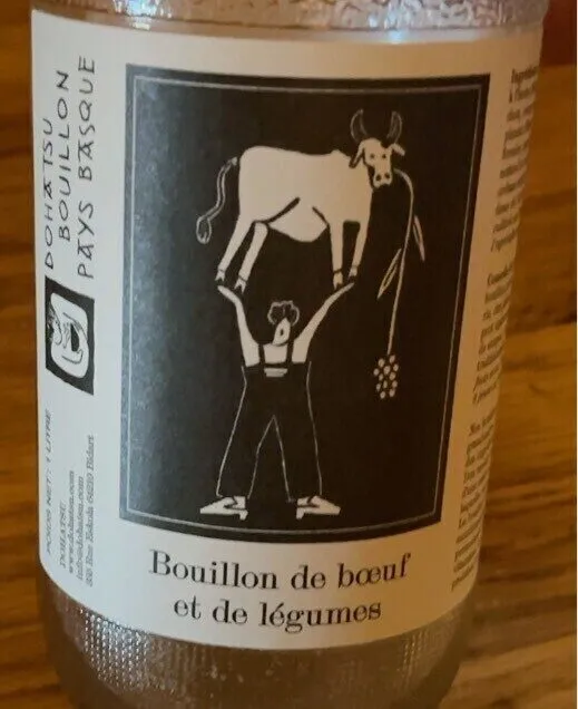 Bouillon de boeuf et de legumes