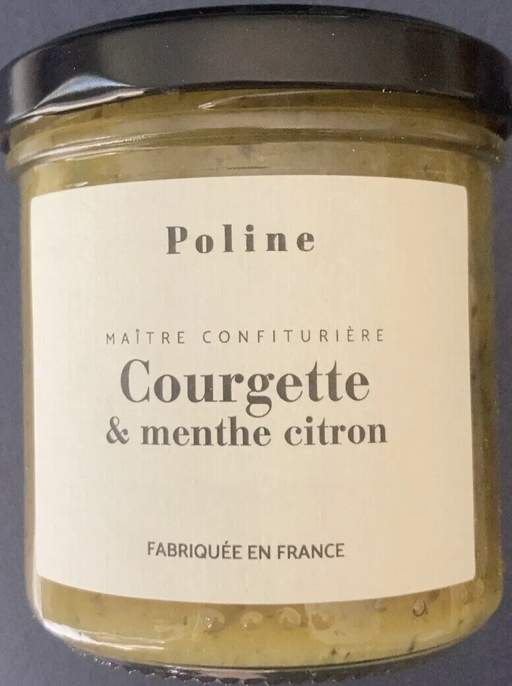 Confiture courgettes-menthe citron