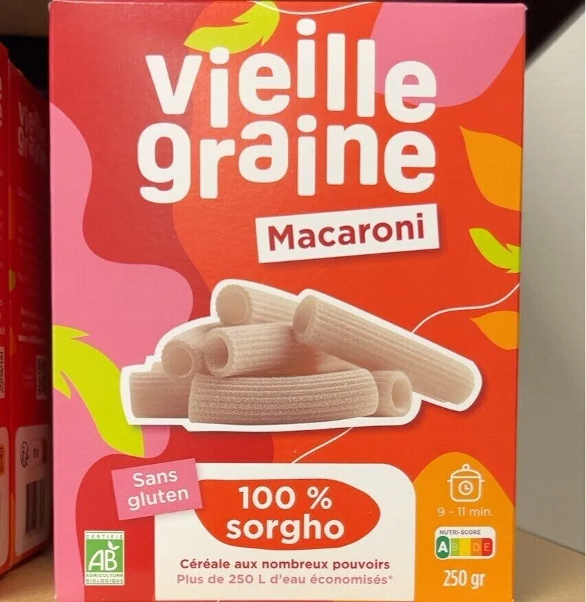 Macaroni 100% sorgho