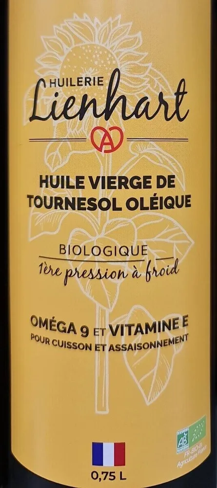 Huile vierge de tournesol oléique
