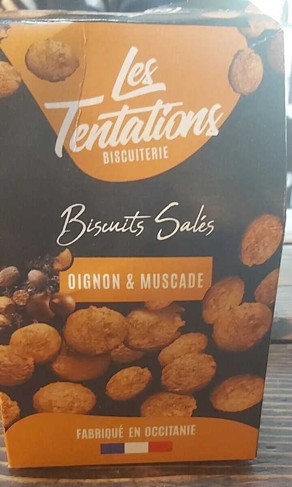 Biscuit salé oignon et muscade