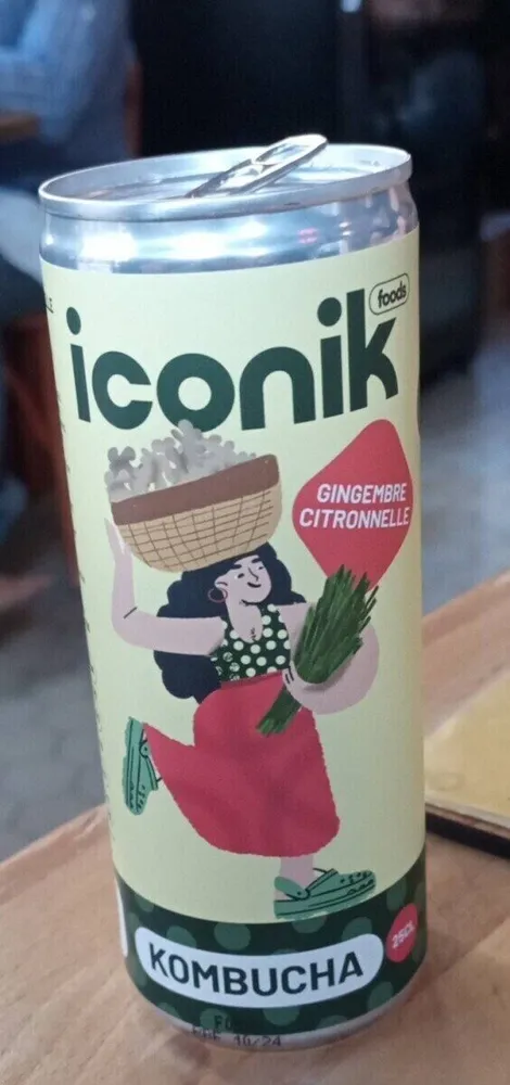 Kombucha gingembre et citronnelle