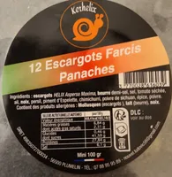 Escargots farcis panachés