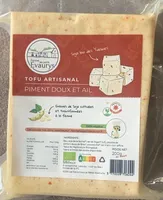 Tofu artisanal piment doux et ail