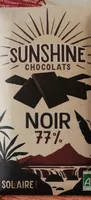 Sunshine chocolats noir 77%